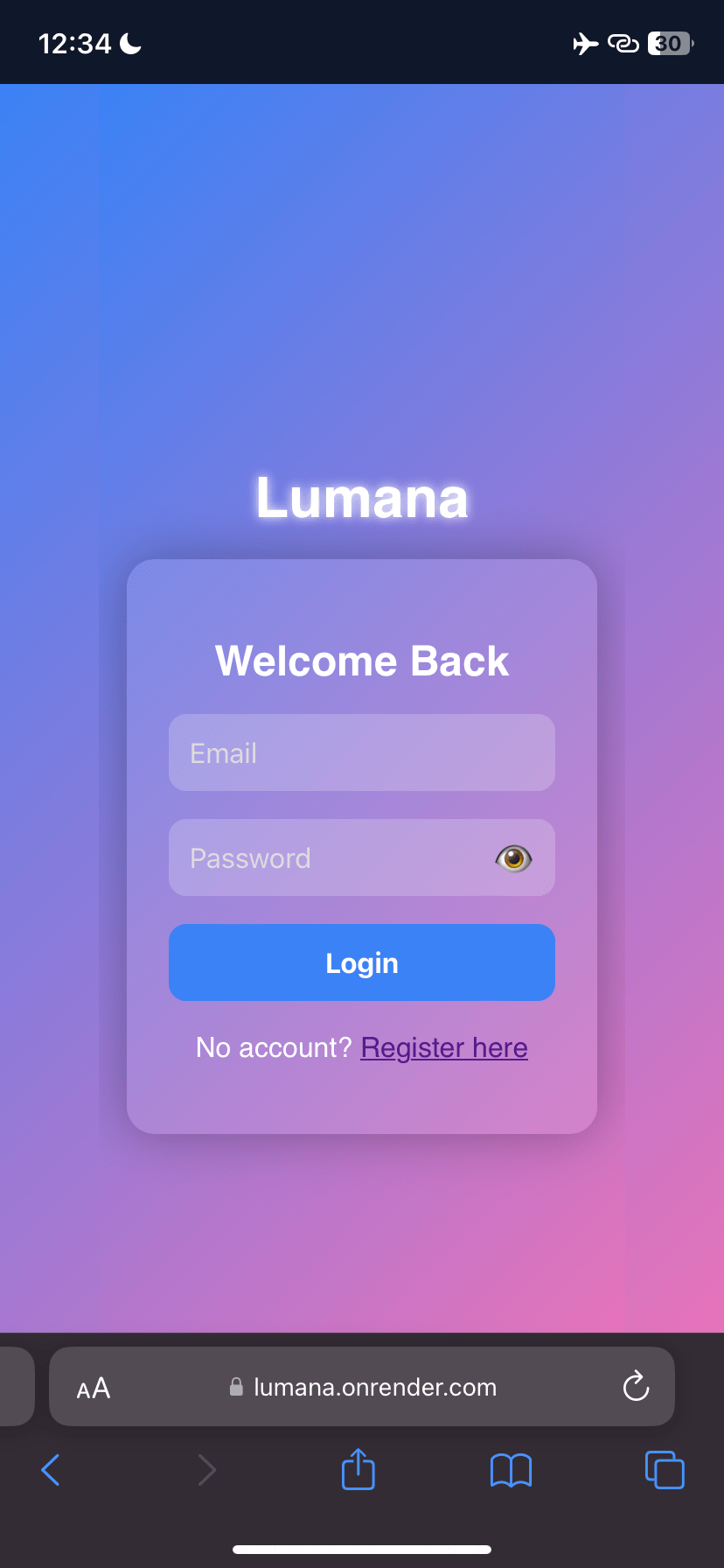lumana sign in