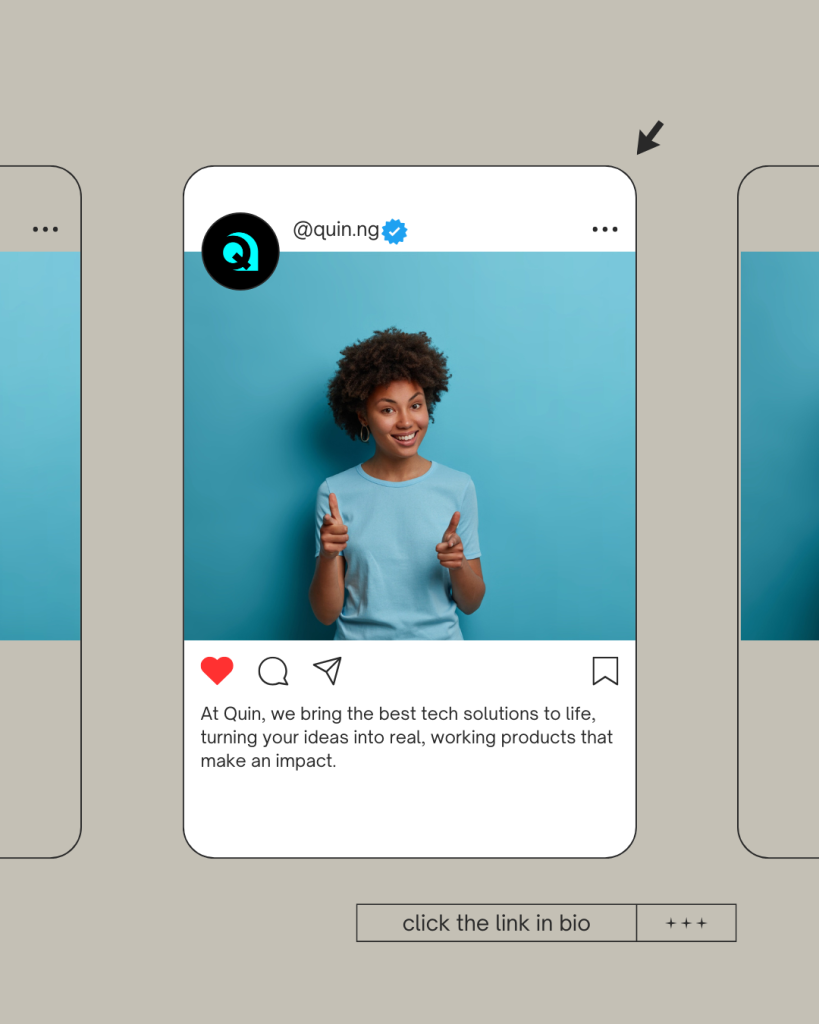 Quin web, Nigeria based, AI chat-bot development front image